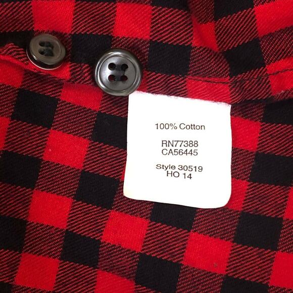 J Crew The Perfect Shirt Womens Medium Red Black Plaid Button Up Long Sleeves - Picture 5 of 5